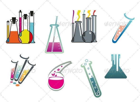 Laboratory and Test Tubes Set Laboratory and Test Tubes Set