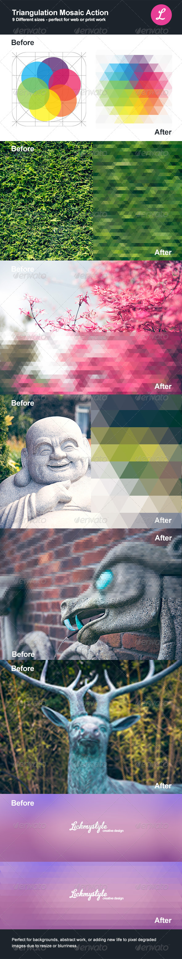 Triangulation Mosaic Action - Utilities Actions