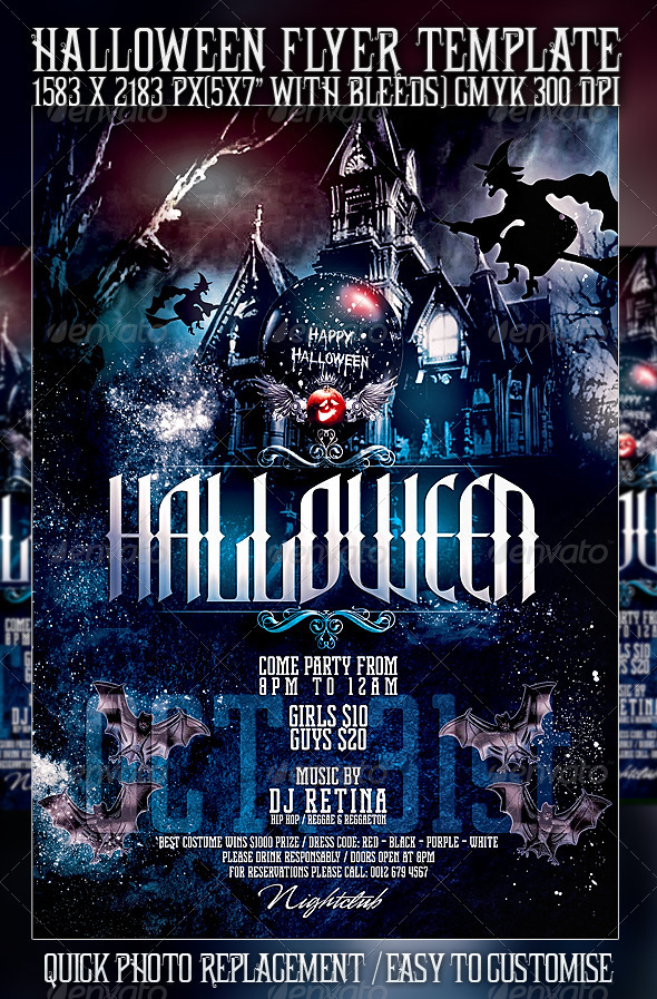Halloween Flyer Template Halloween Flyer Template