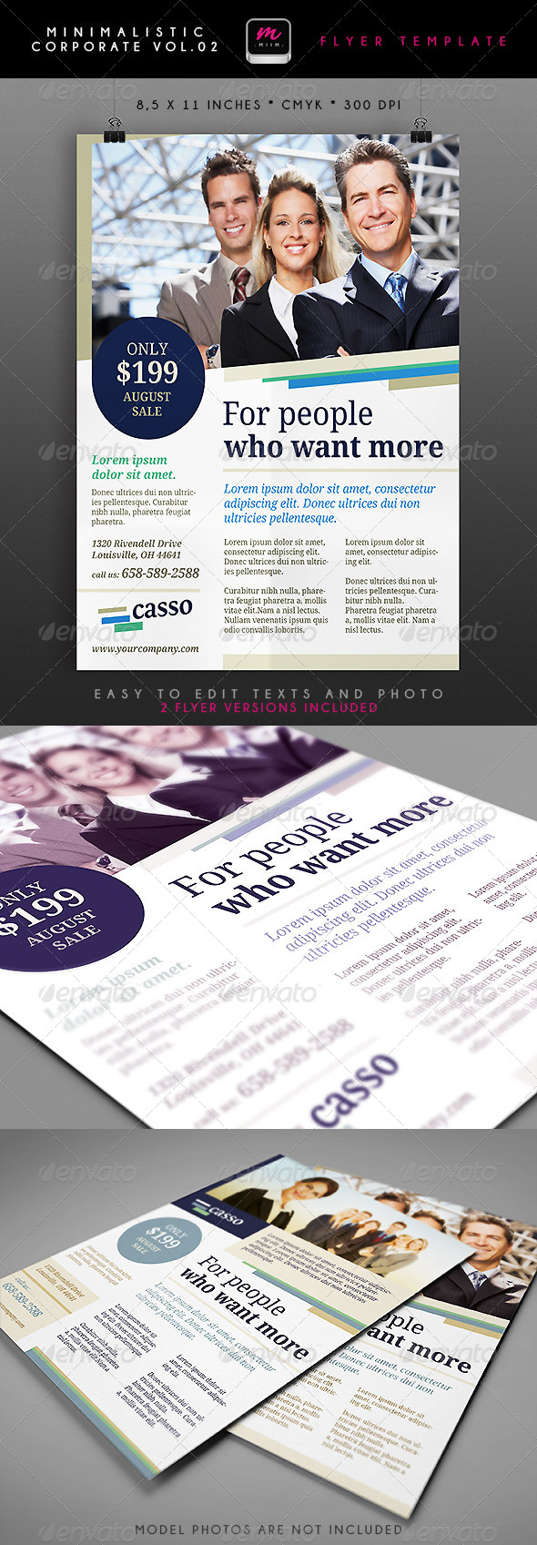 Minimalistic Corporate Flyer 2 Minimalistic Corporate Flyer 2
