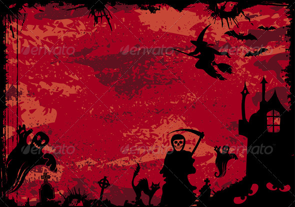 Halloween frame Halloween frame