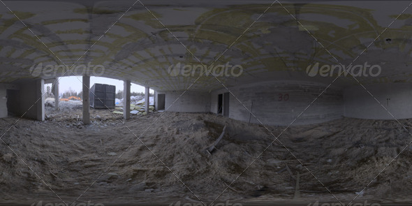 Industrial Area HDRI Demolition Site Industrial Area HDRI Demolition Site