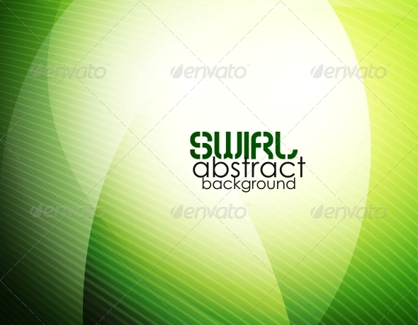 Abstract Green Waves Abstract Green Waves