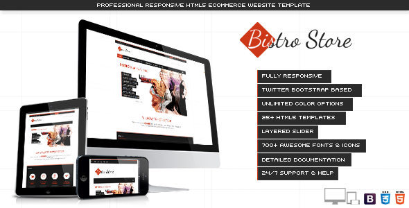 Bistro Store - Responsive eCommerce Template