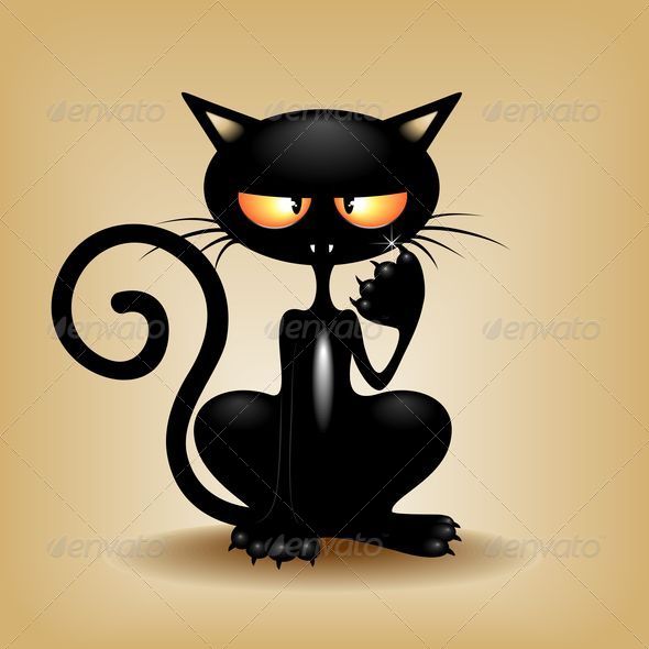 Cattish Black Cat Cartoon Cattish Black Cat Cartoon