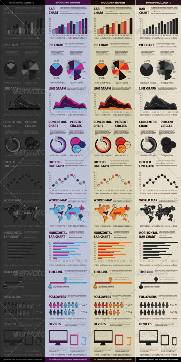 GraphicRiver Black Infographic Elements 4893827 GraphicRiver Black Infographic Elements 4893827