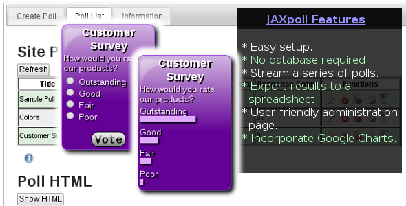 JAXpoll JAXpoll