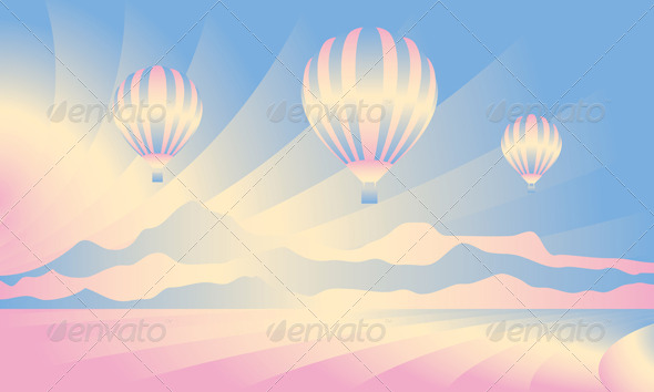 Air Balloon in the Sky Air Balloon in the Sky