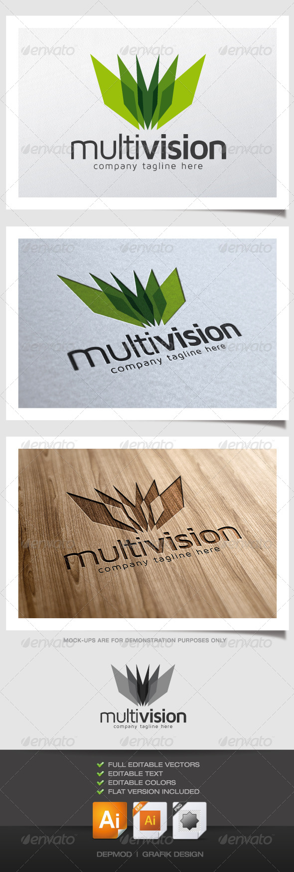 Multi Vision Logo - Abstract Logo Templates