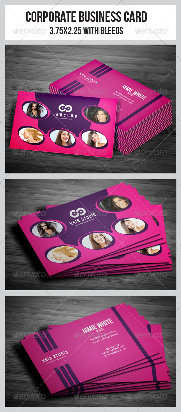 Salon Business Card - Industry Specific Business Cards