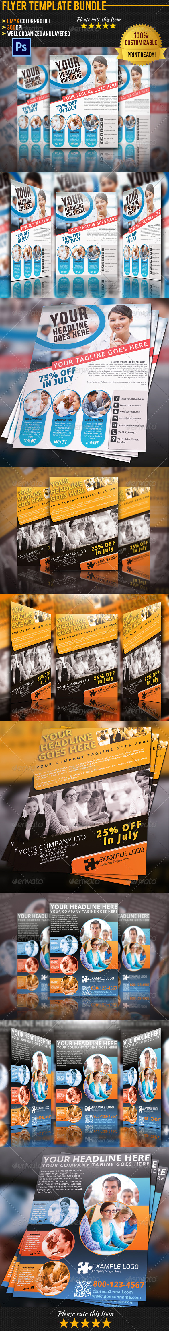 Multipurpose Business Flyer Bundle 02 - Corporate Flyers