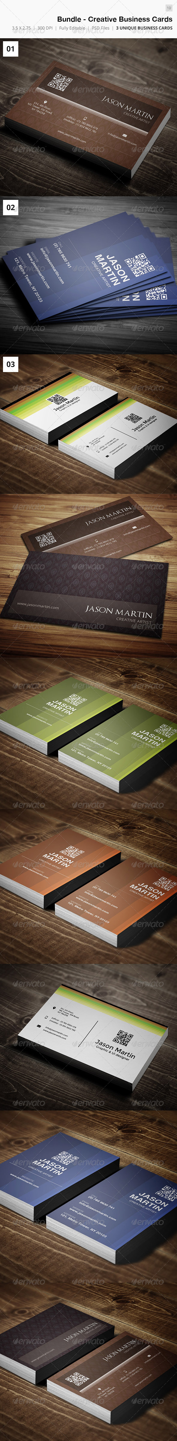 Bundle - Creative Business Card - 10 - Creative Business Cards