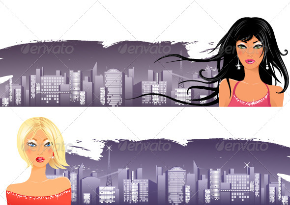 Girls over Night City Girls over Night City