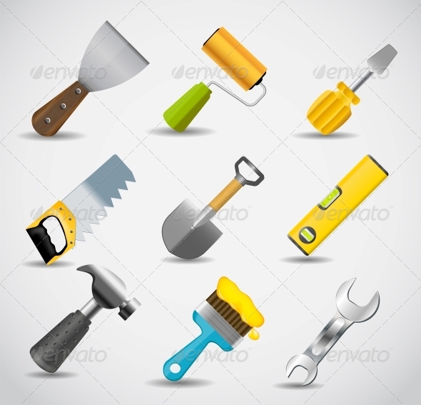 Different Tools Icon Set Different Tools Icon Set