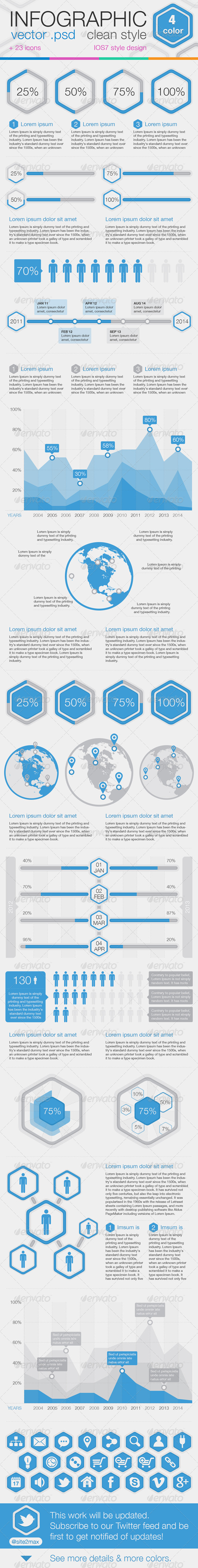 GraphicRiver Infographic clean style 5077867 GraphicRiver Infographic clean style 5077867