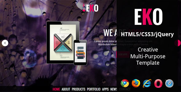 EKO - Creative Multi-Purpose HTML5 Template