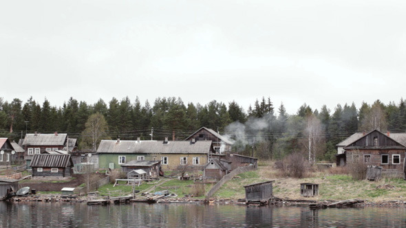 Old Village Houses On The River Old Village Houses On The River