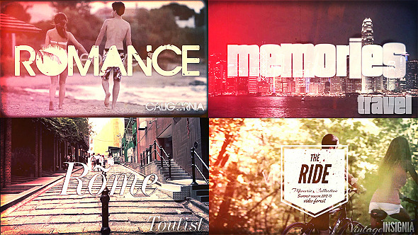 Travel Memories Typography Slideshow Travel Memories Typography Slideshow