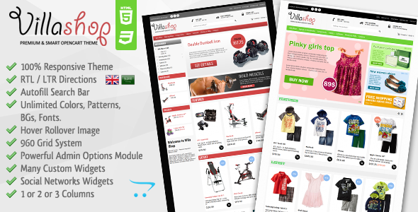 Villa Shop - Premium Opencart Theme