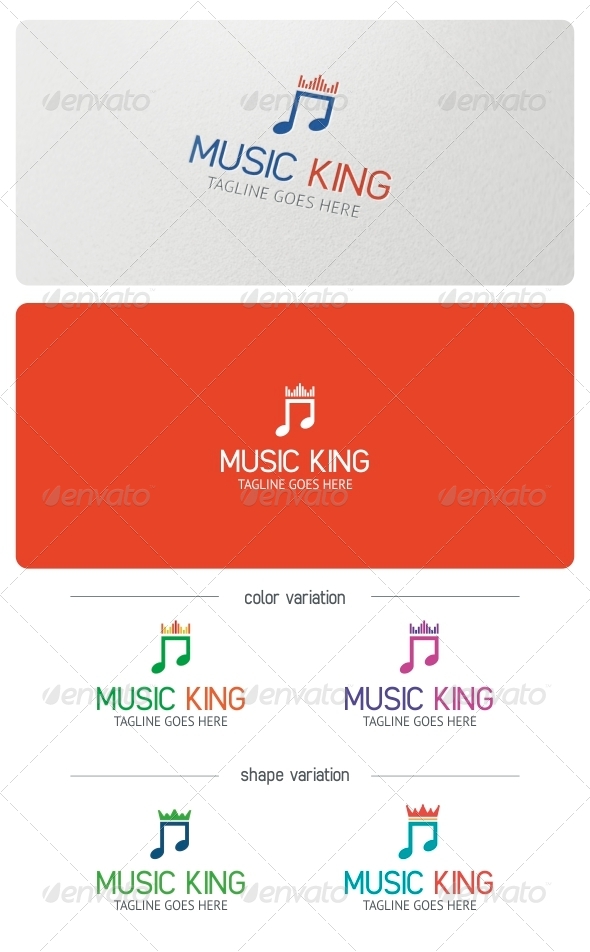 Music King Logo Template