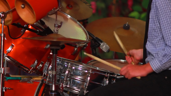 Boy Plays on Drum 2 Boy Plays on Drum 2