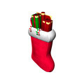 Photo of Full red festive Christmas stocking full of gifts | Free ...