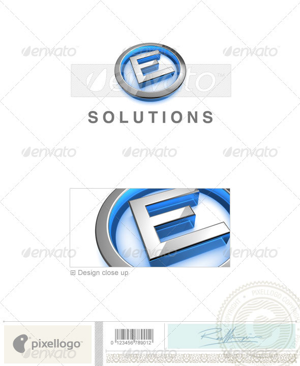 E Logo 3D-683-E E Logo 3D-683-E