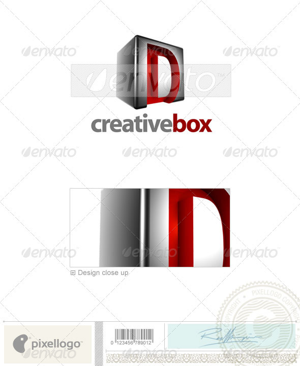 D Logo 3D-554-D D Logo 3D-554-D