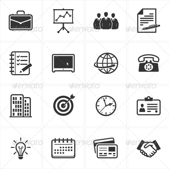 Business and Office Icons - Business Icons