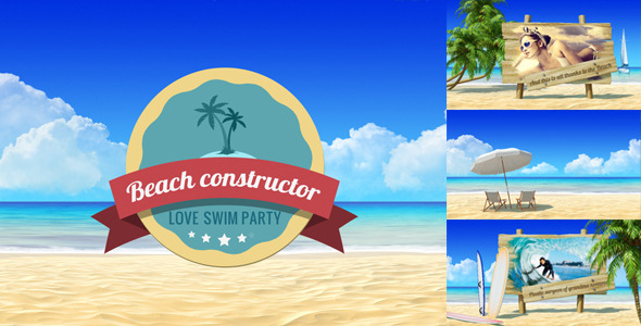 Summer Beach Video Displays Vacation Travel Theme Summer Beach Video Displays Vacation Travel Theme