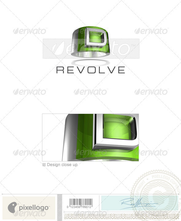 D Logo 3D-547-D D Logo 3D-547-D