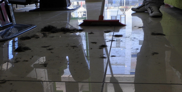 Cleaning Barbershop Cleaning Barbershop