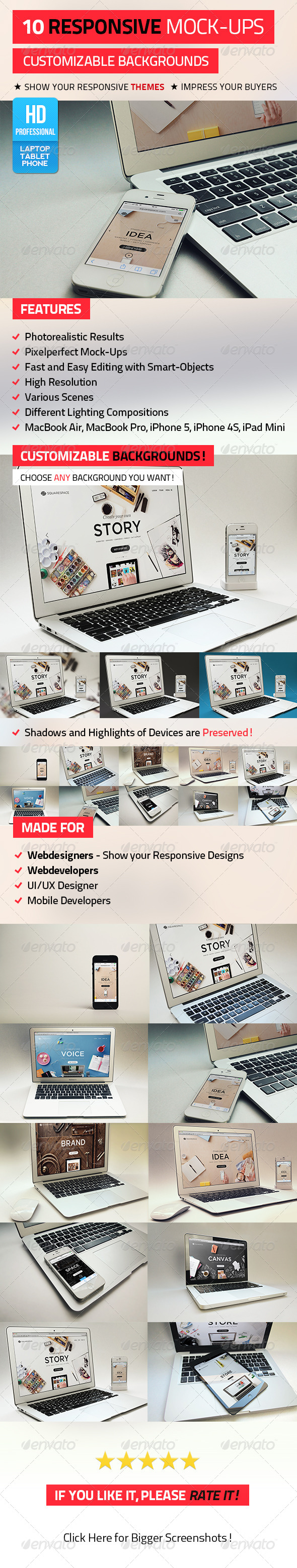 10 Responsive Mock-Ups 10 Responsive Mock-Ups