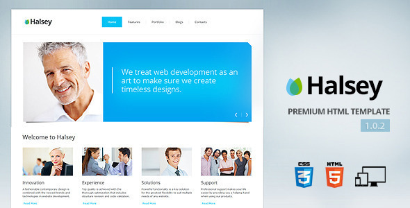 Halsey - Premium corporate template