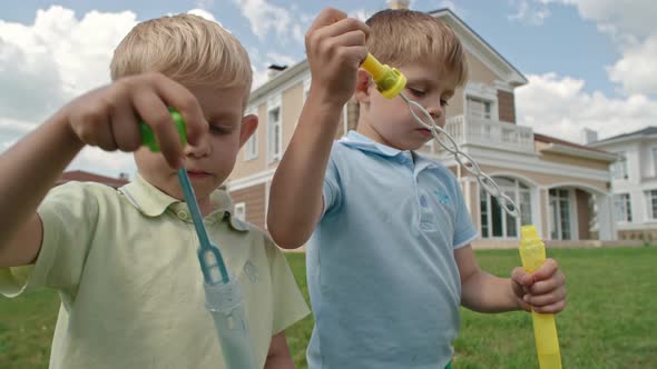 Videohive Kids Making Bubbles 19530926