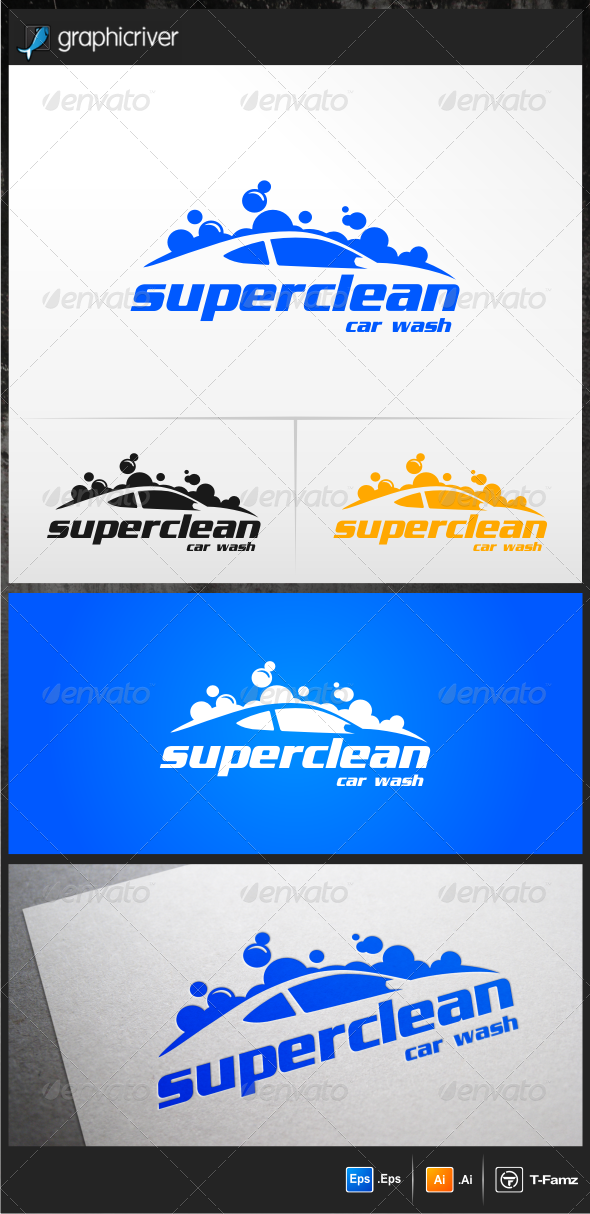 Car Wash Logo Templates