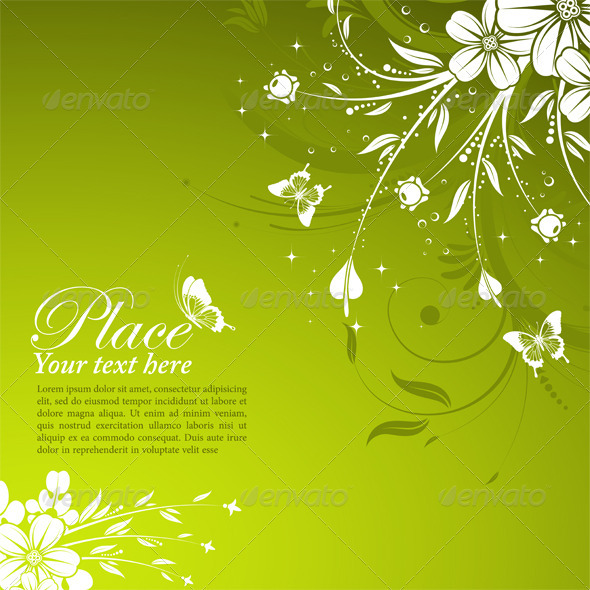 Floral background Floral background