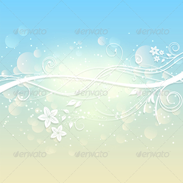 Summer Floral Background Summer Floral Background