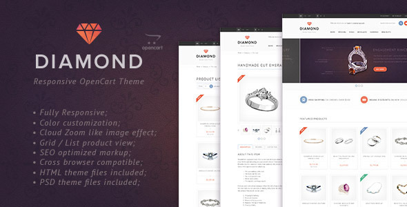 Diamond -- Responsive OpenCart Theme