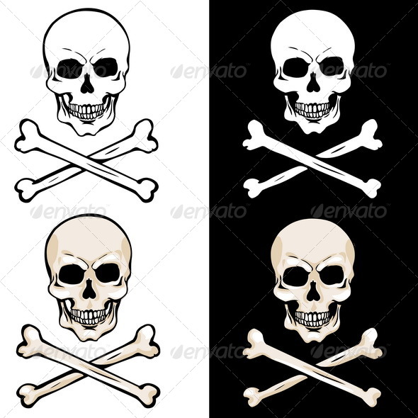 Vector Skull and Crossbones Vector Skull and Crossbones