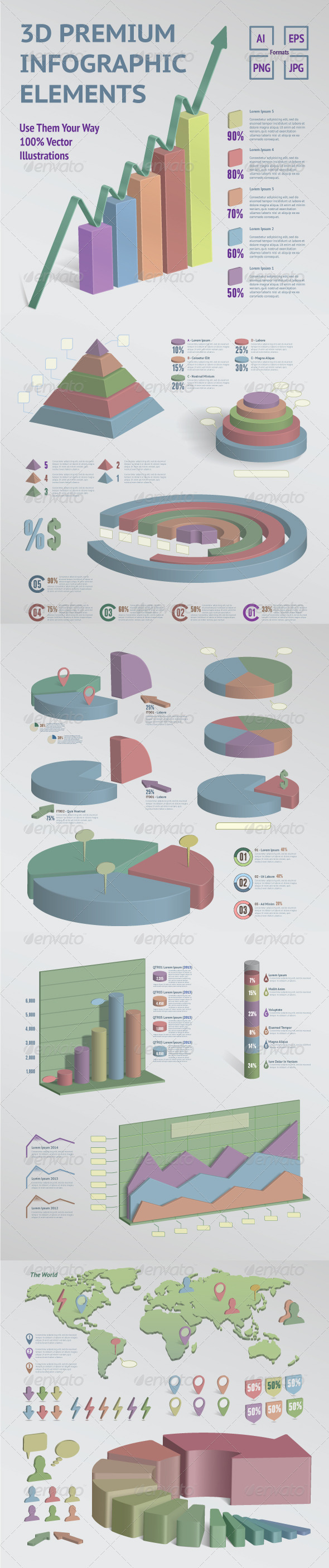 GraphicRiver 3D Premium Infographic Kit 5100778 GraphicRiver 3D Premium Infographic Kit 5100778