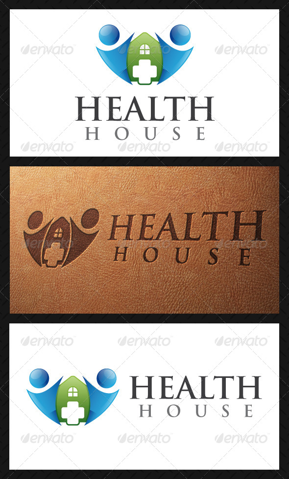 Health House Logo Template Health House Logo Template