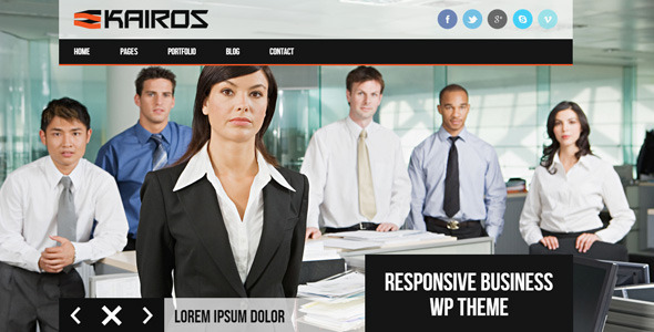 KAIROS-WP Responsive Multipurpose WordPress Theme