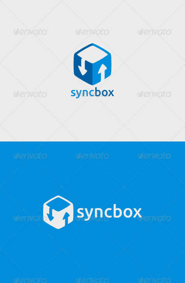 Sync Box Logo | GraphicRiver