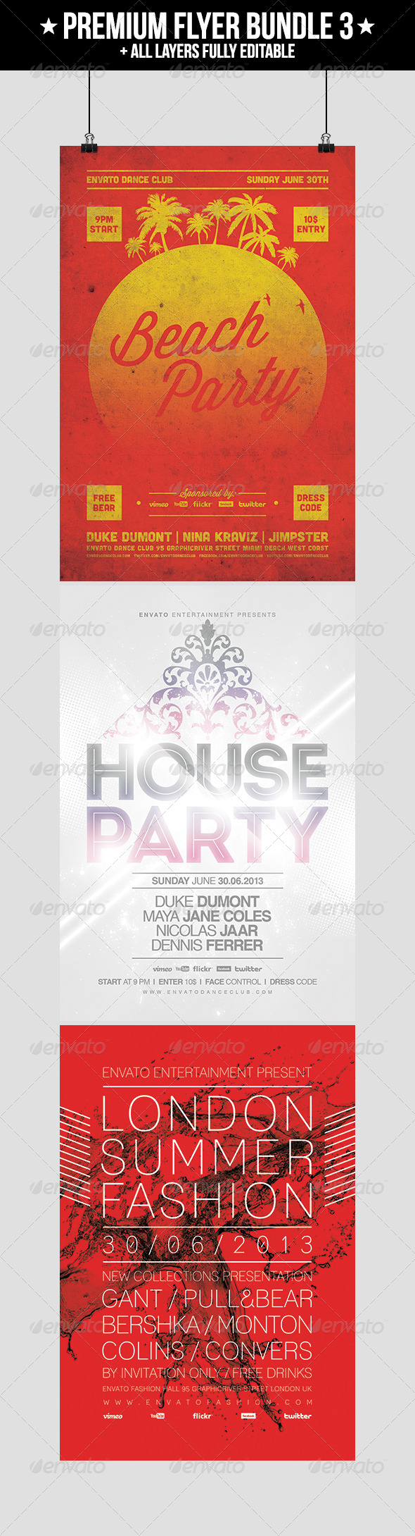 Premium Flyer Bundle 3 - Events Flyers