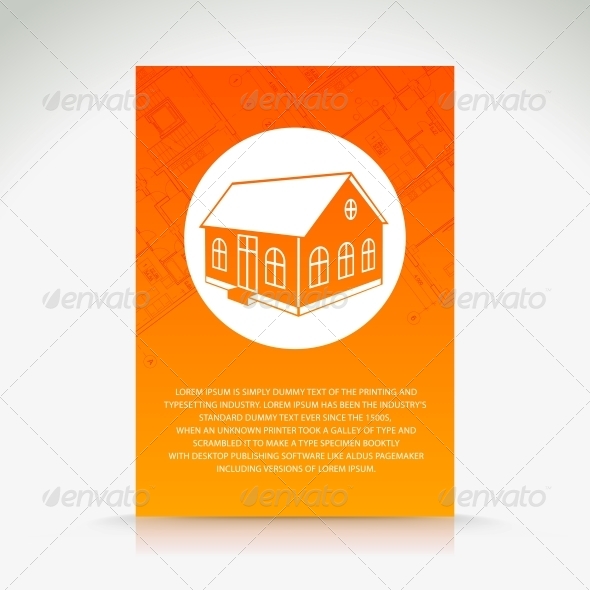 Orange House Pattern Orange House Pattern