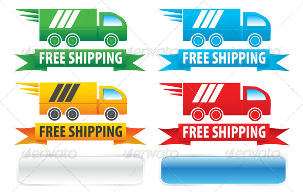 Free Shipping Trucks Ribbons and Buttons Free Shipping Trucks Ribbons and Buttons