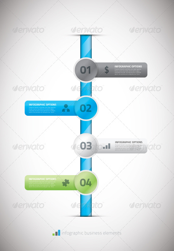 Infographic business timeline template vector illu Infographic business timeline template vector illu