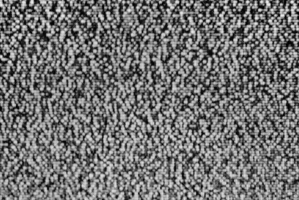 Analog TV CRT kinescope noise – black & white