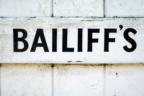 Baliff sign